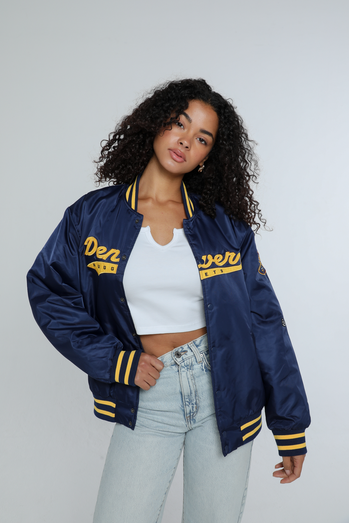 Denver Nuggets A-Game Varsity Jacket