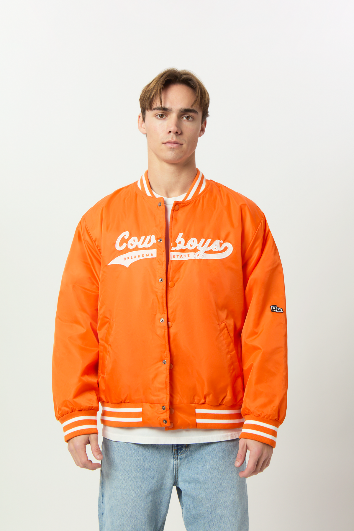 Oklahoma State A-Game Varsity Jacket