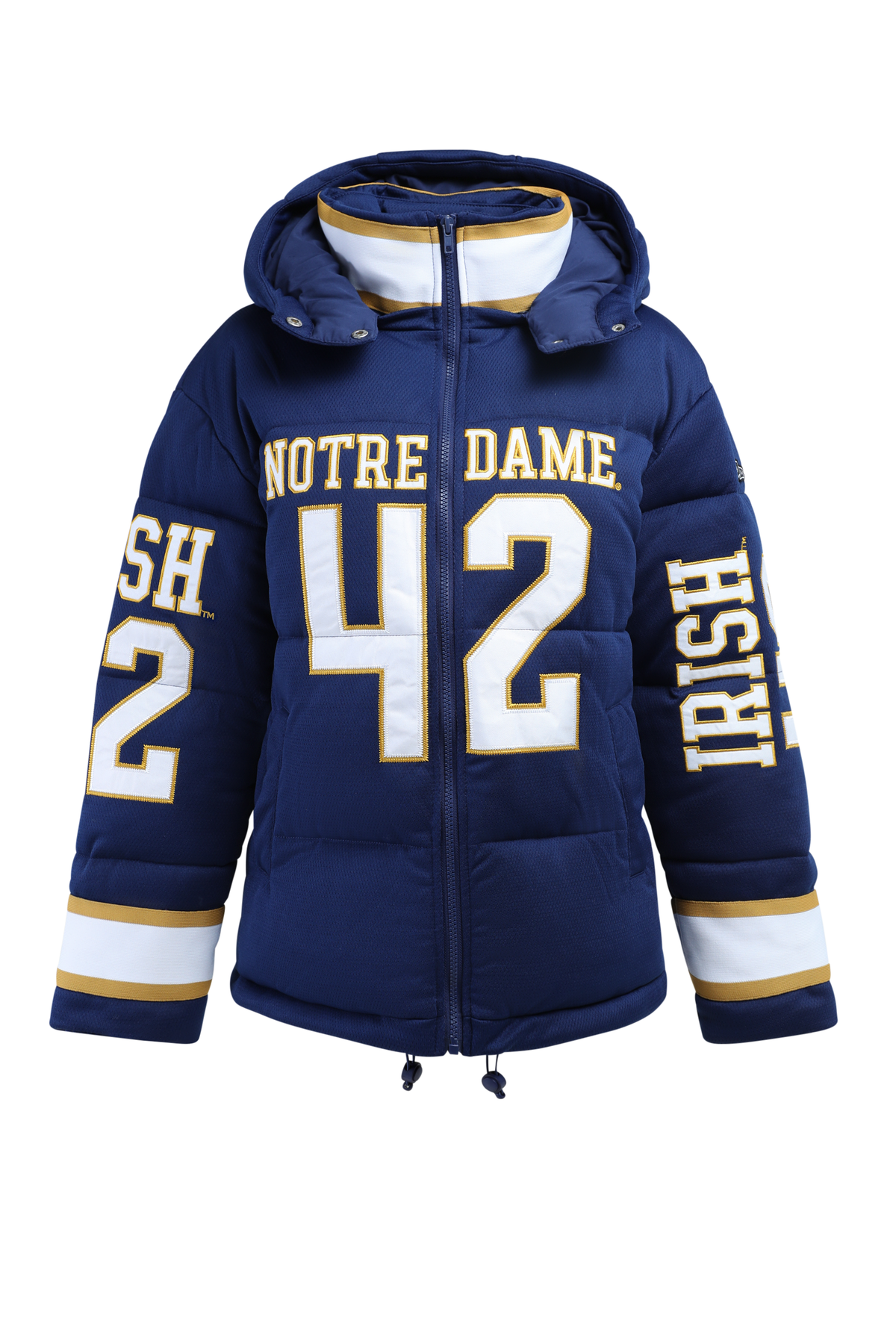 Notre Dame Jersey Puffer Jacket