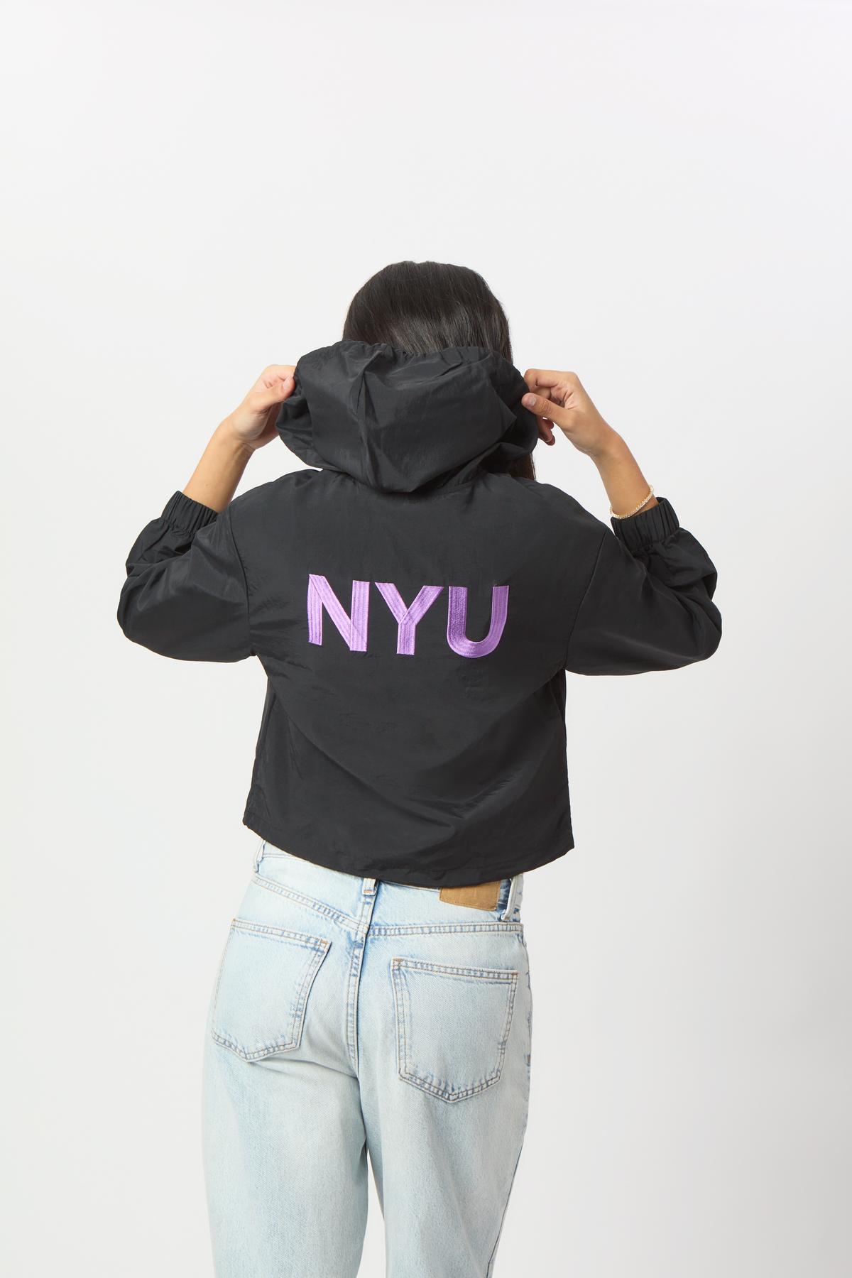 New York University Windbreaker Jacket