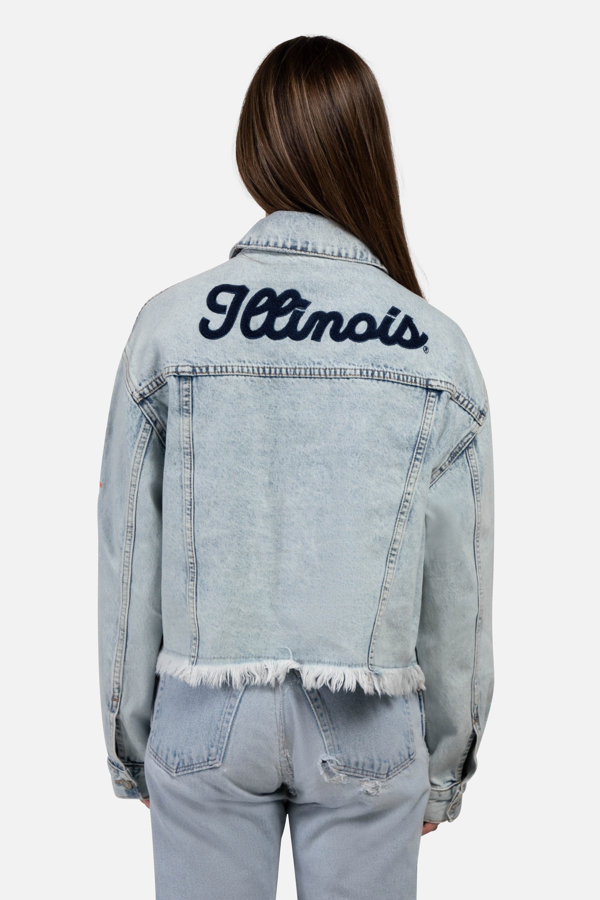 University of Illinois Jean Jacket