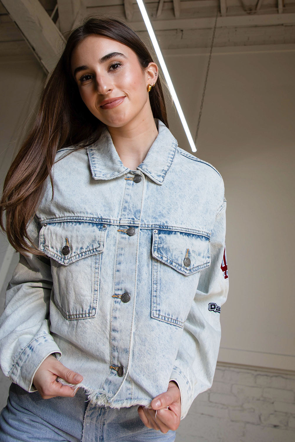 Indiana University Jean Jacket