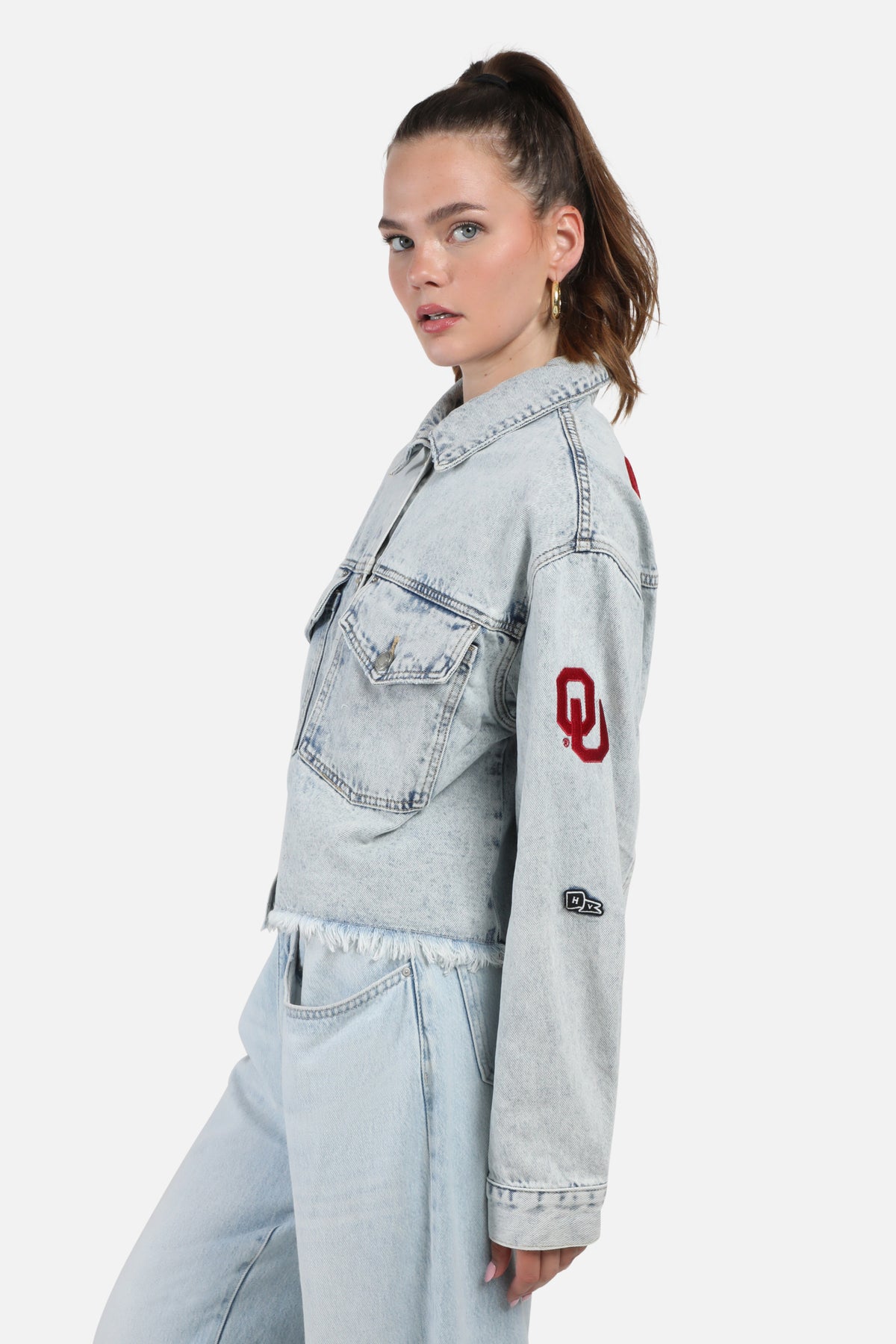 University of Oklahoma Jean Jacket