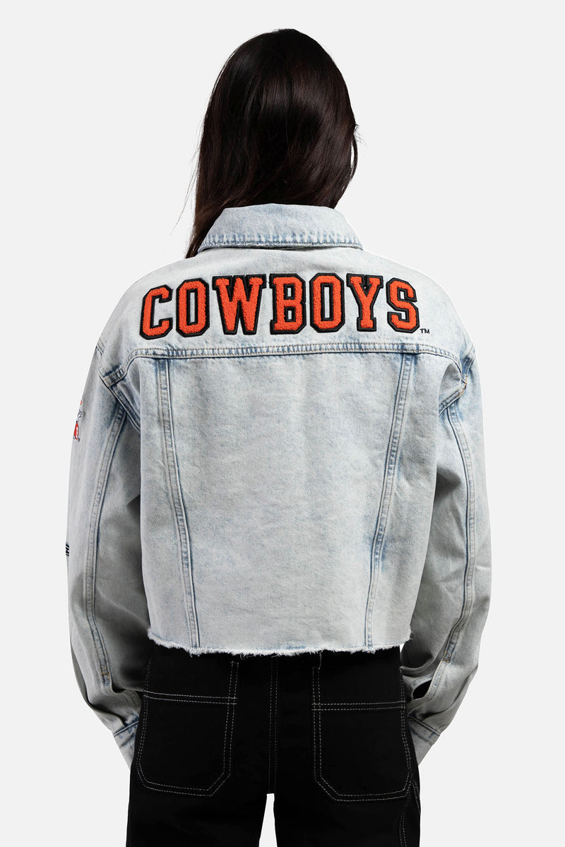 Oklahoma State Jean Jacket Small / Denim | Hype and Vice