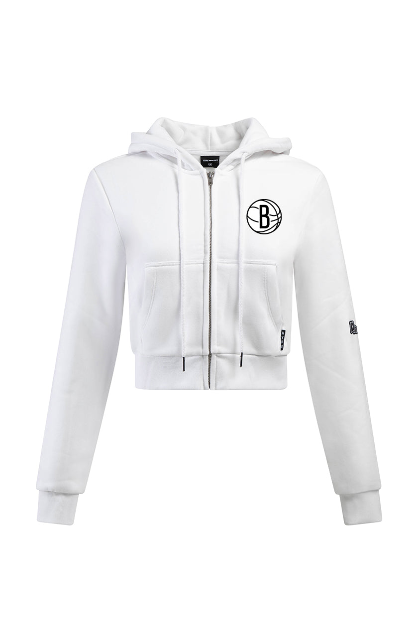 Brooklyn Nets Mia Zip Sweater