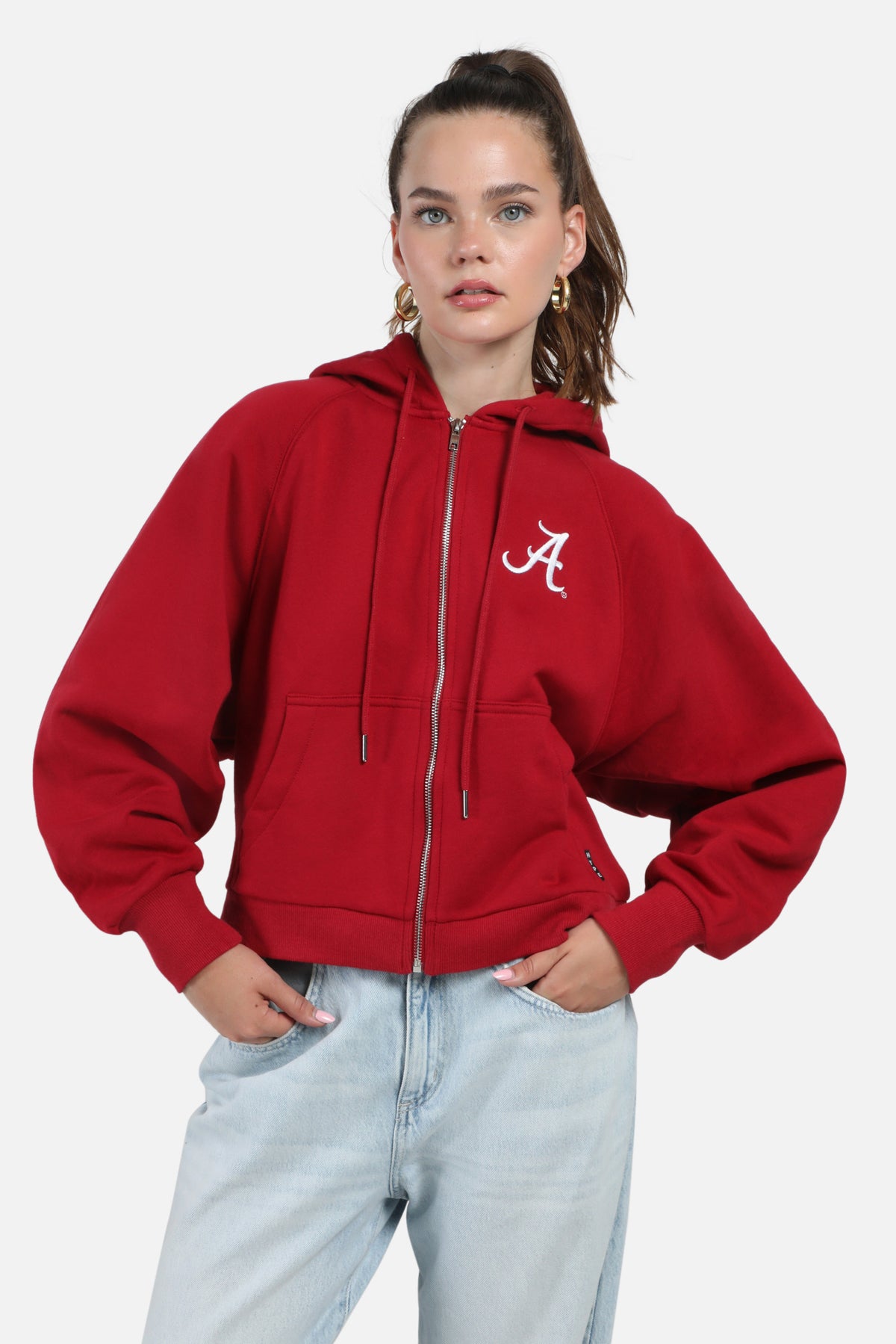 Alabama Raglan Zip-Up