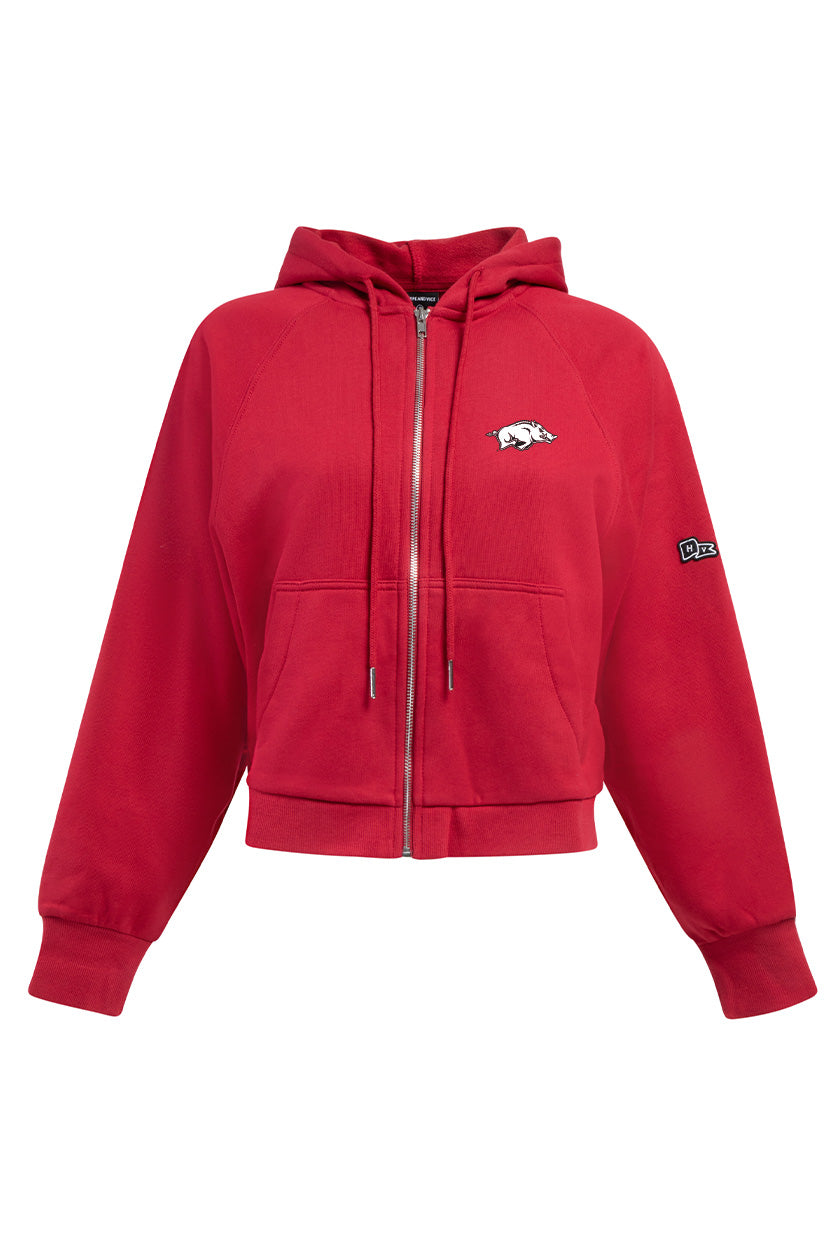 University of Arkansas Raglan Zip-Up