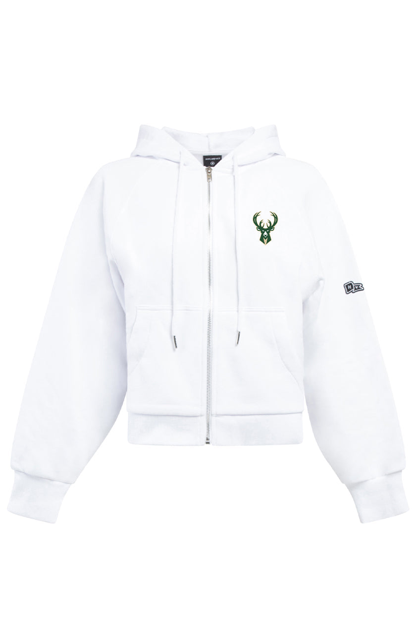 Milwaukee Bucks Raglan Zip-Up