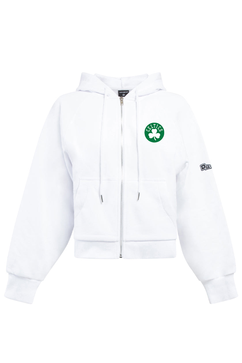 Boston Celtics Raglan Zip-Up