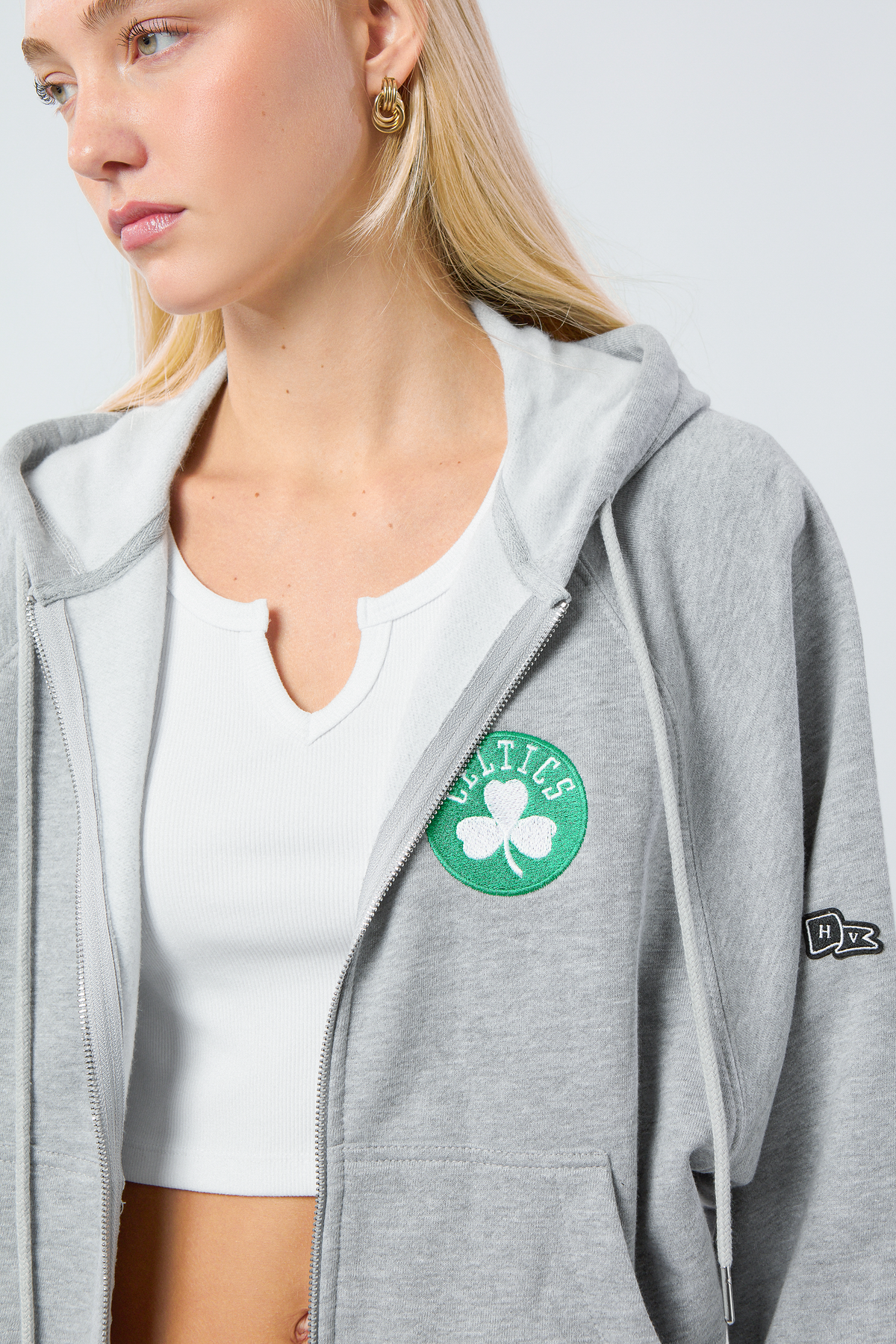 Boston Celtics Raglan Zip-Up