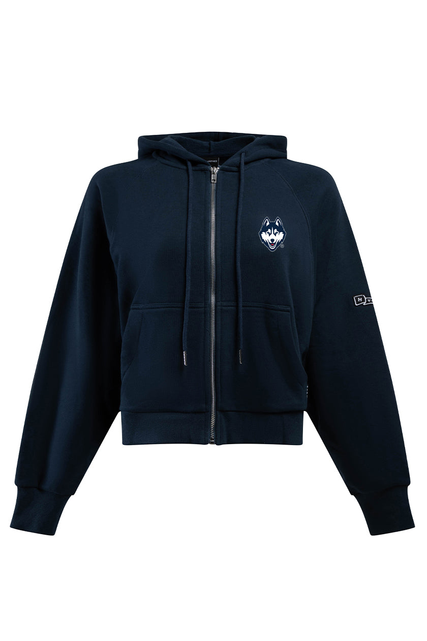 UConn Raglan Zip-Up