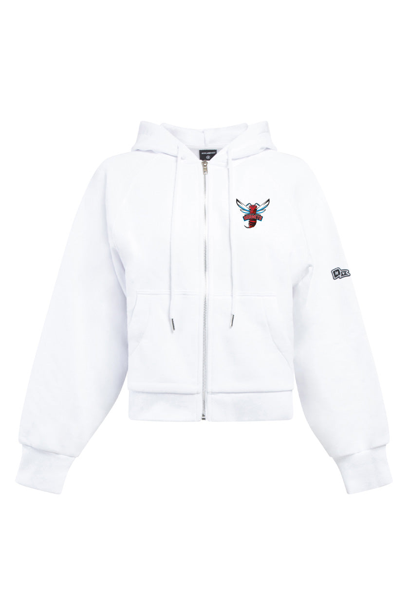 Delaware State Raglan Zip-Up