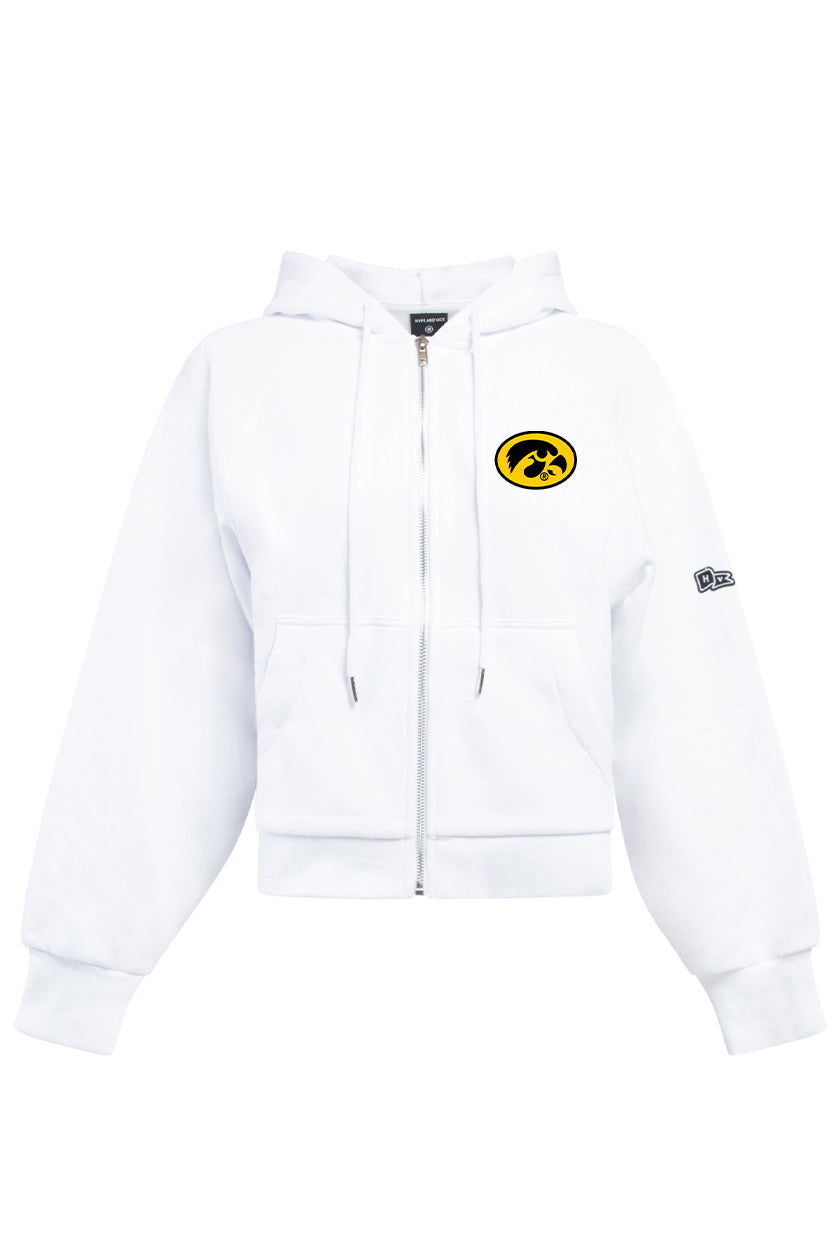 University of Iowa Raglan Zip-Up