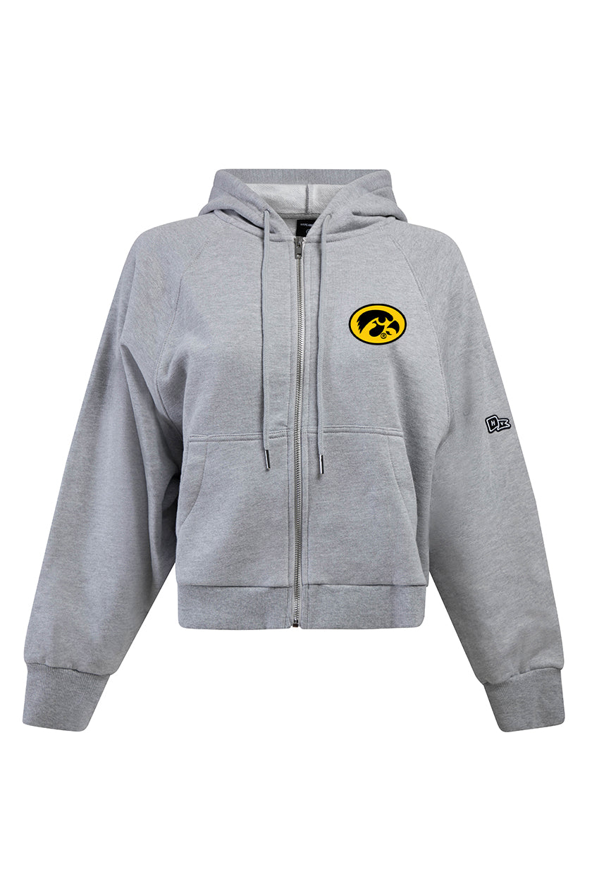 University of Iowa Raglan Zip-Up