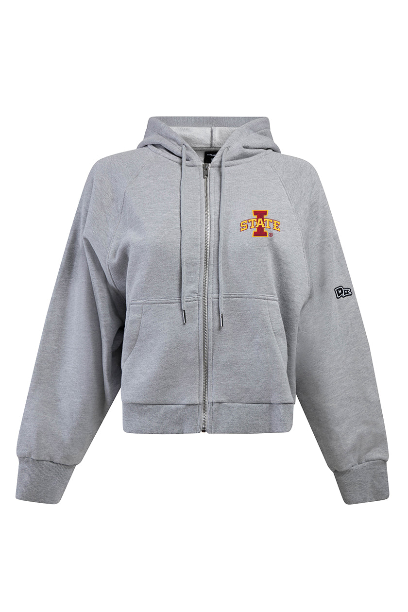 Iowa State Raglan Zip-Up