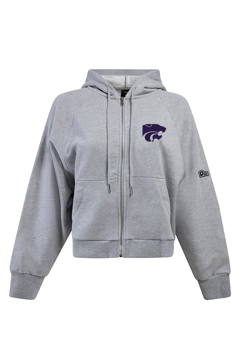 Kansas State Raglan Zip-Up