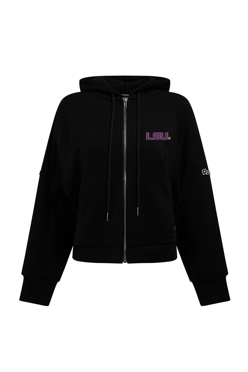 LSU Raglan Zip-Up