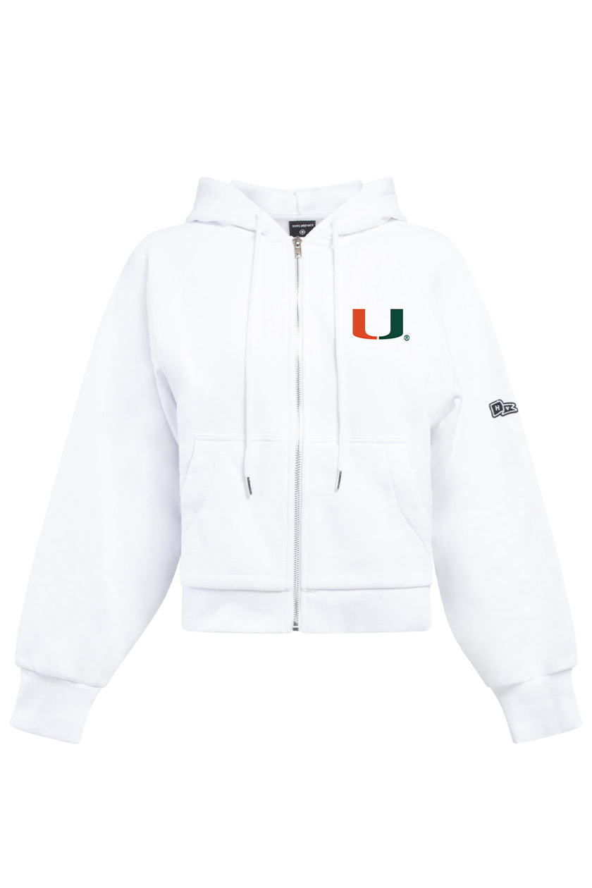 University of Miami Raglan Zip-Up