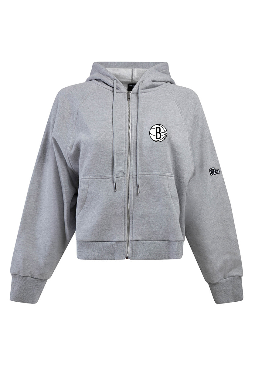 Brooklyn Nets Raglan Zip-Up