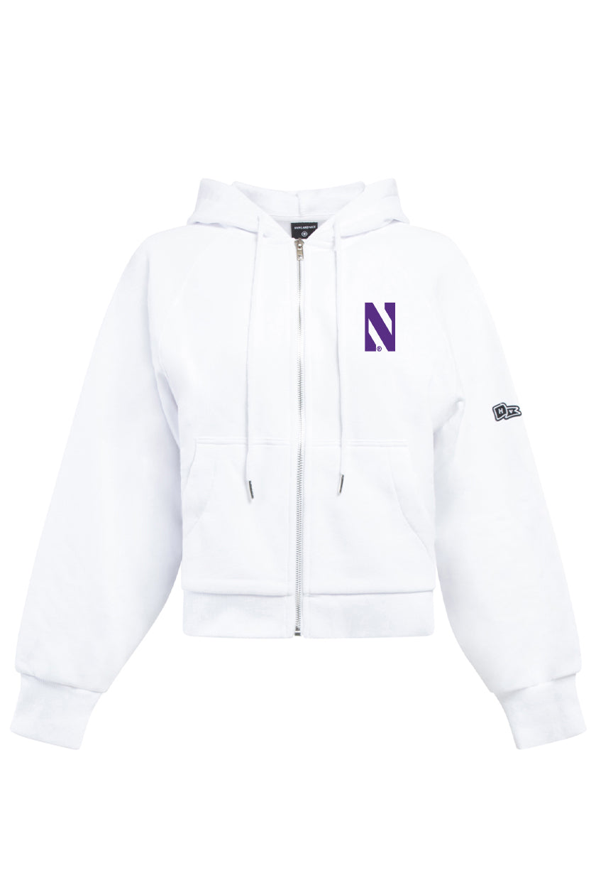 Northwestern University Raglan Zip-Up