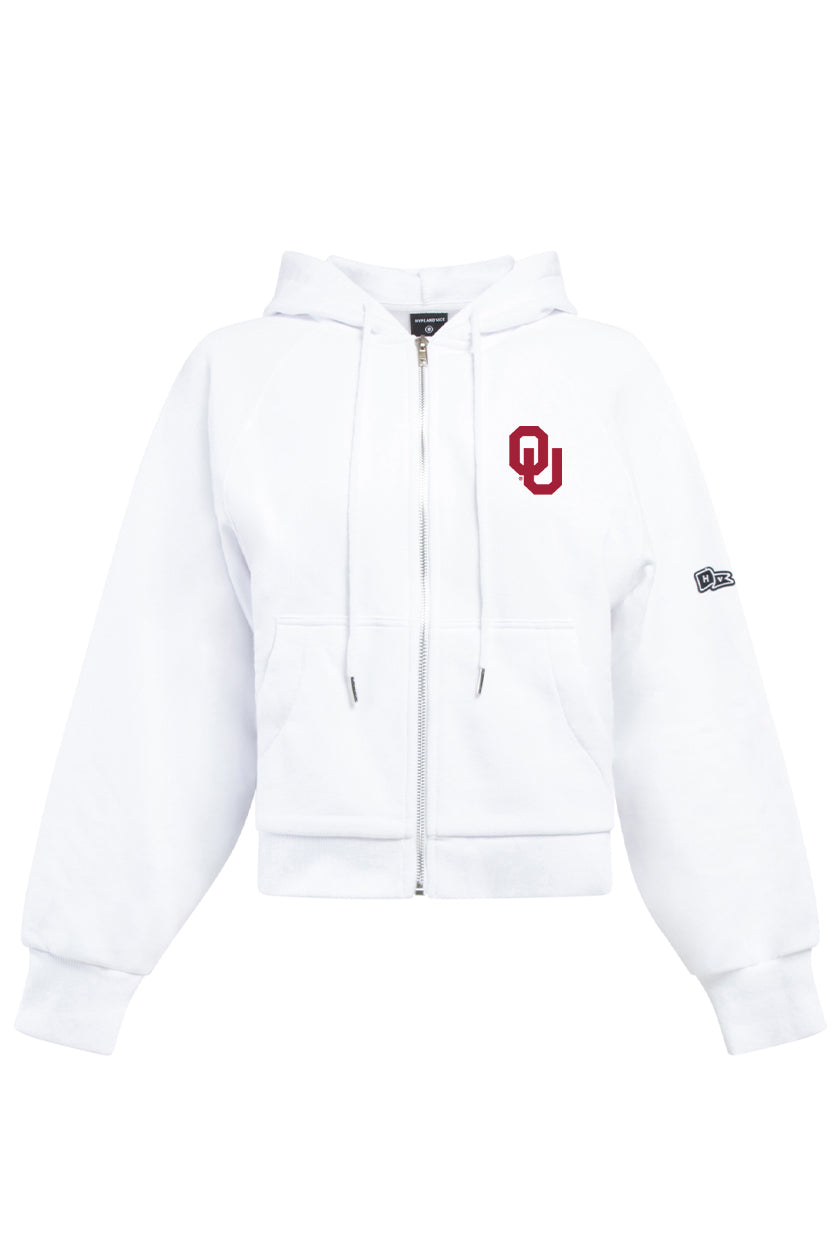 University of Oklahoma Raglan Zip-Up