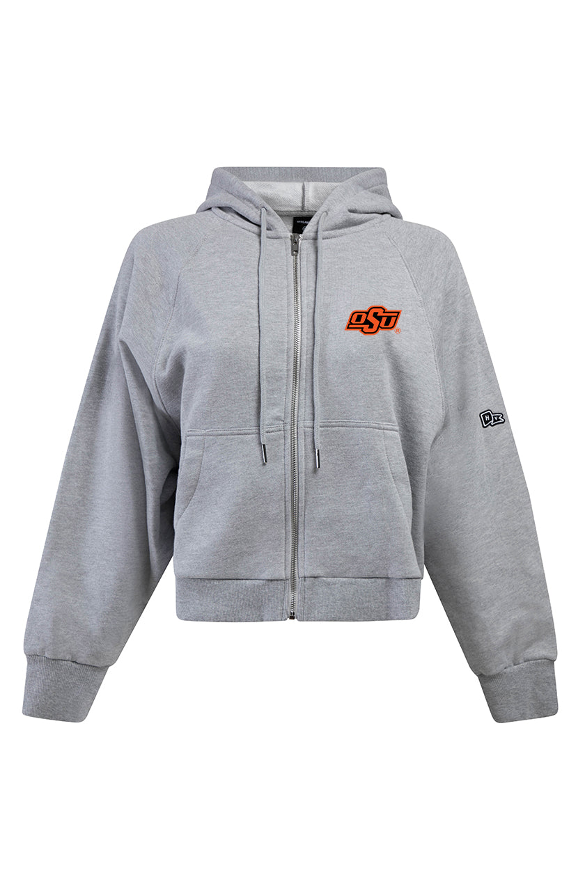 Oklahoma State Raglan Zip-Up