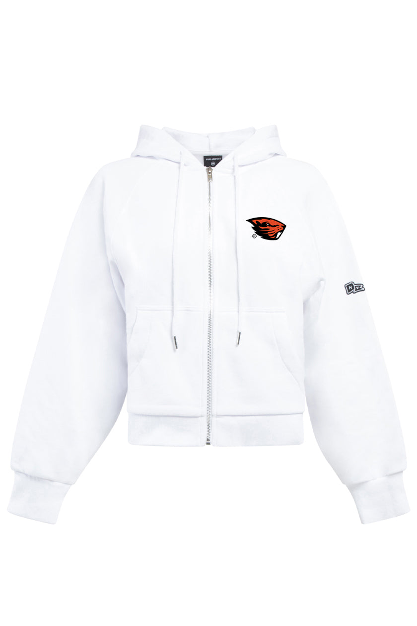 Oregon State Raglan Zip-Up