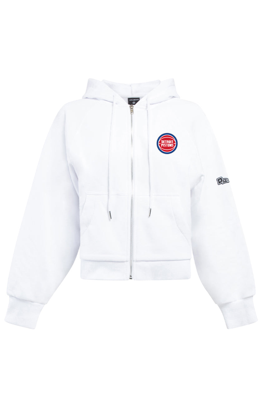 Detroit Pistons Raglan Zip-Up