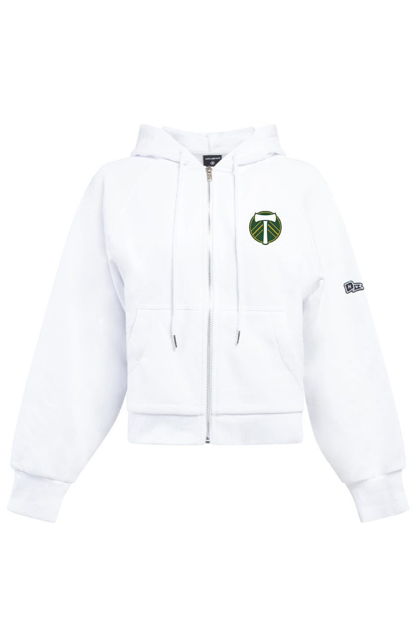 Portland Timbers Raglan Zip-Up