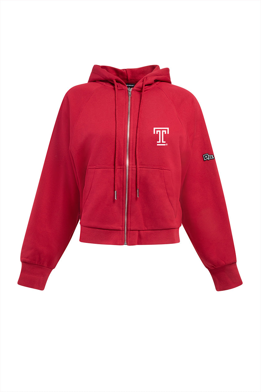 Temple University Raglan Zip-Up