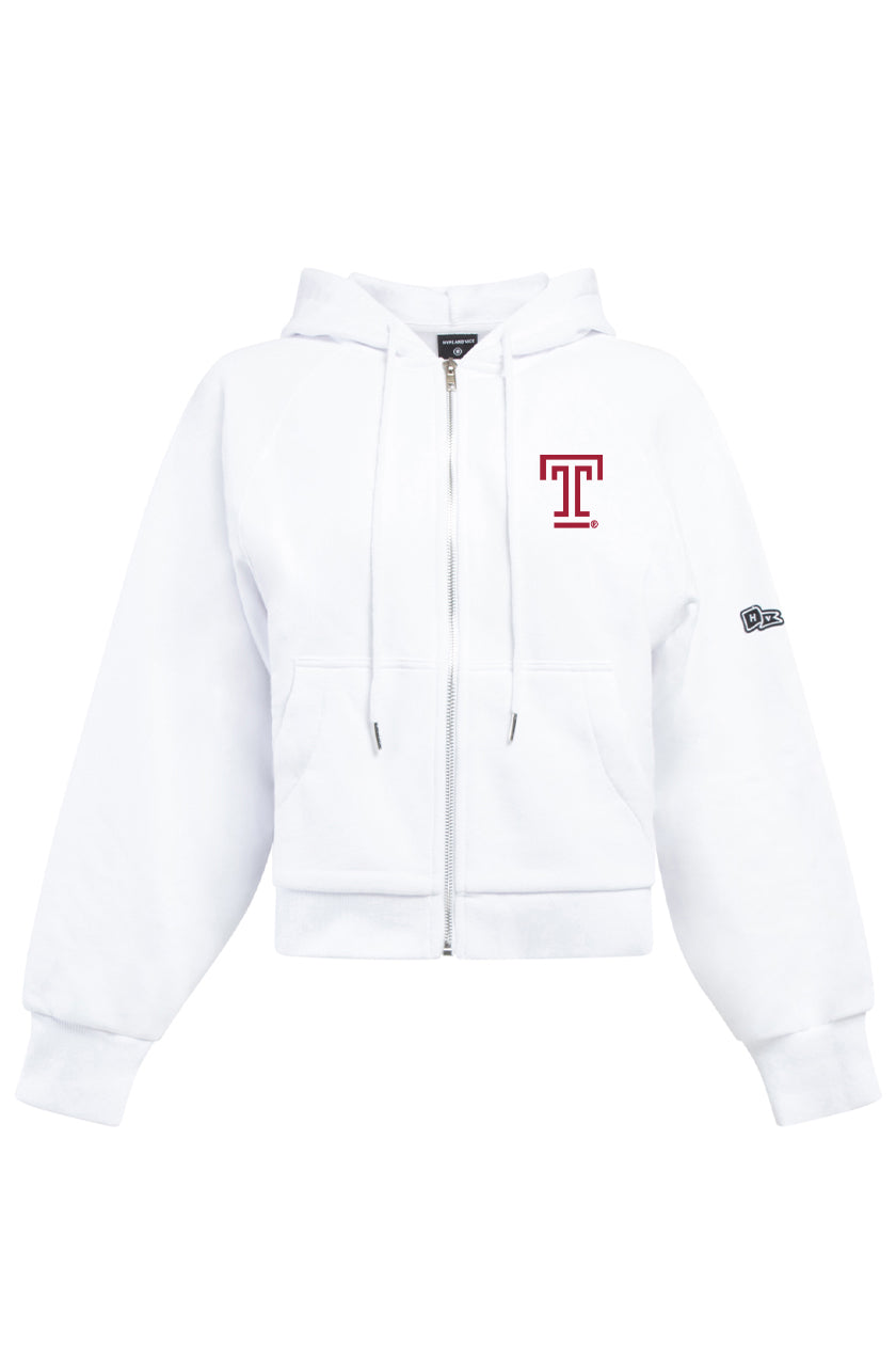 Temple University Raglan Zip-Up