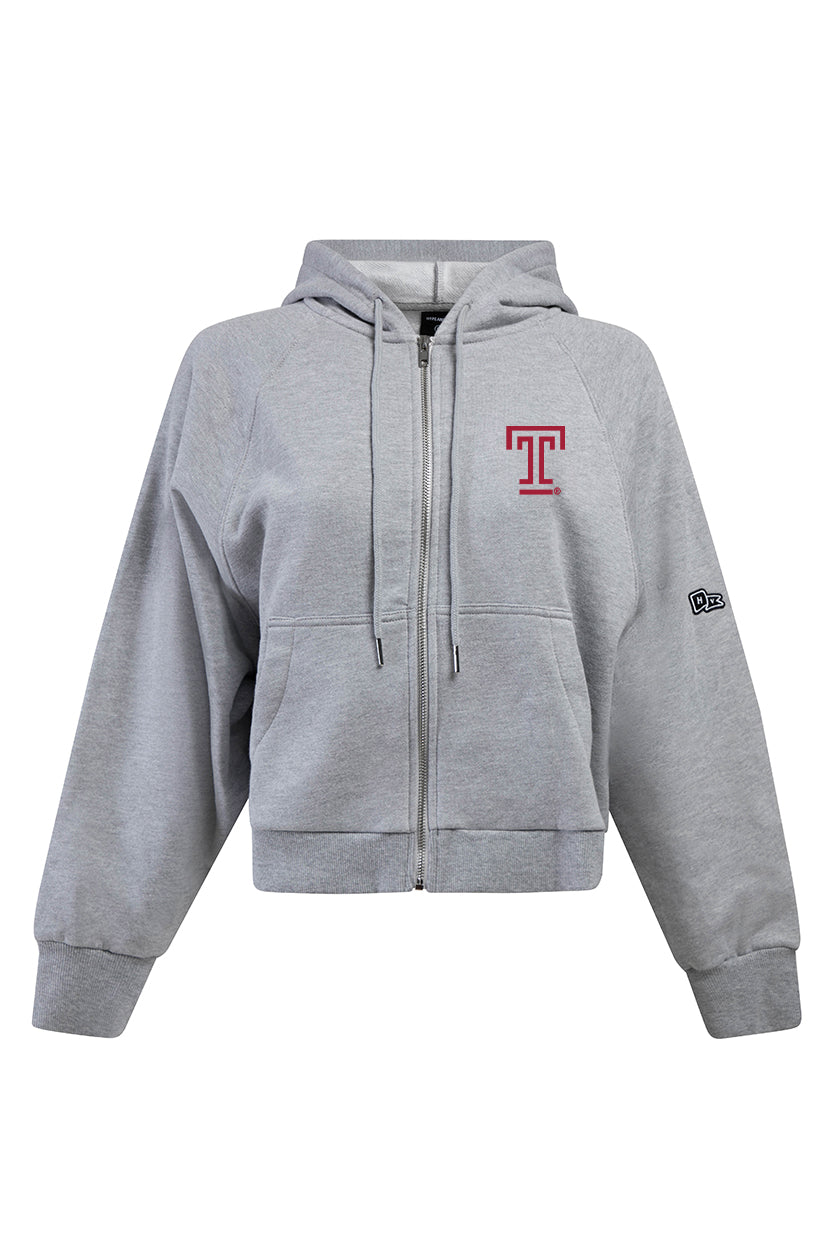 Temple University Raglan Zip-Up