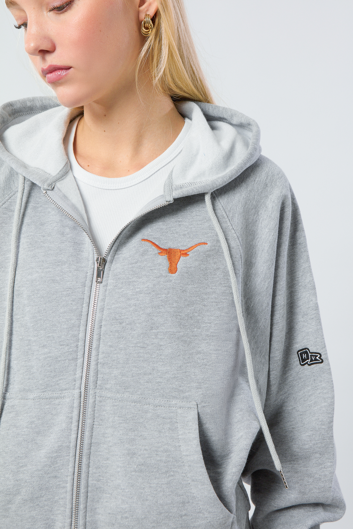 UT Austin Raglan Zip-Up