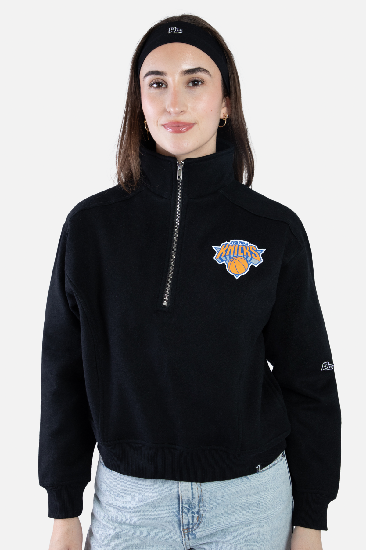 New York Knicks Vintage Half Zip Up