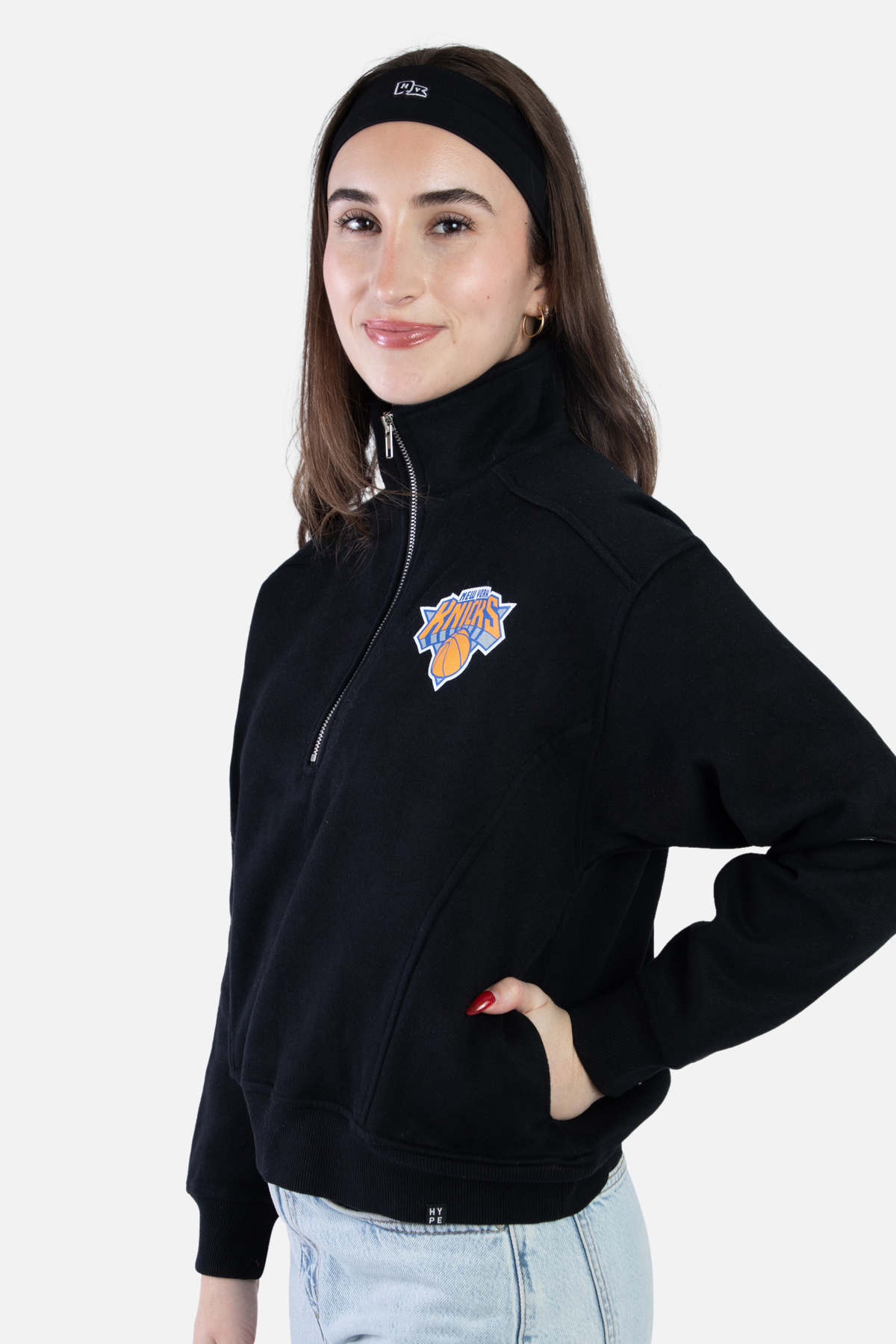 New York Knicks Vintage Half Zip Up