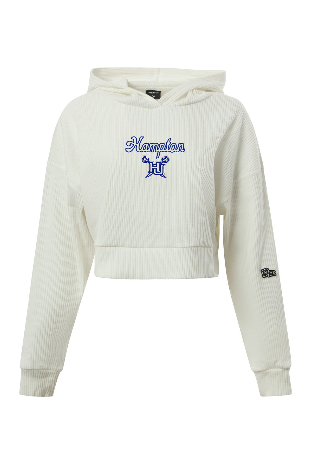 Hampton University Warm-Up Cropped Hoodie