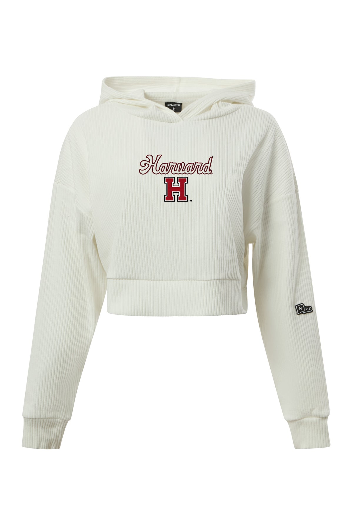 Harvard Warm-Up Cropped Hoodie