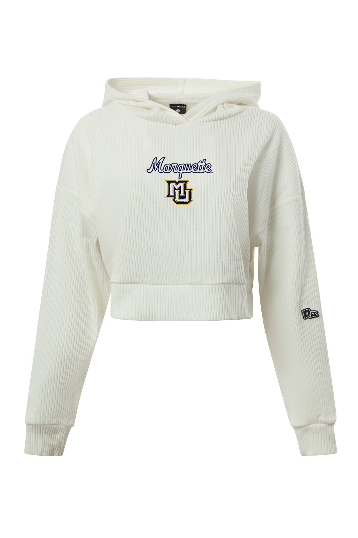 Marquette Warm-Up Cropped Hoodie