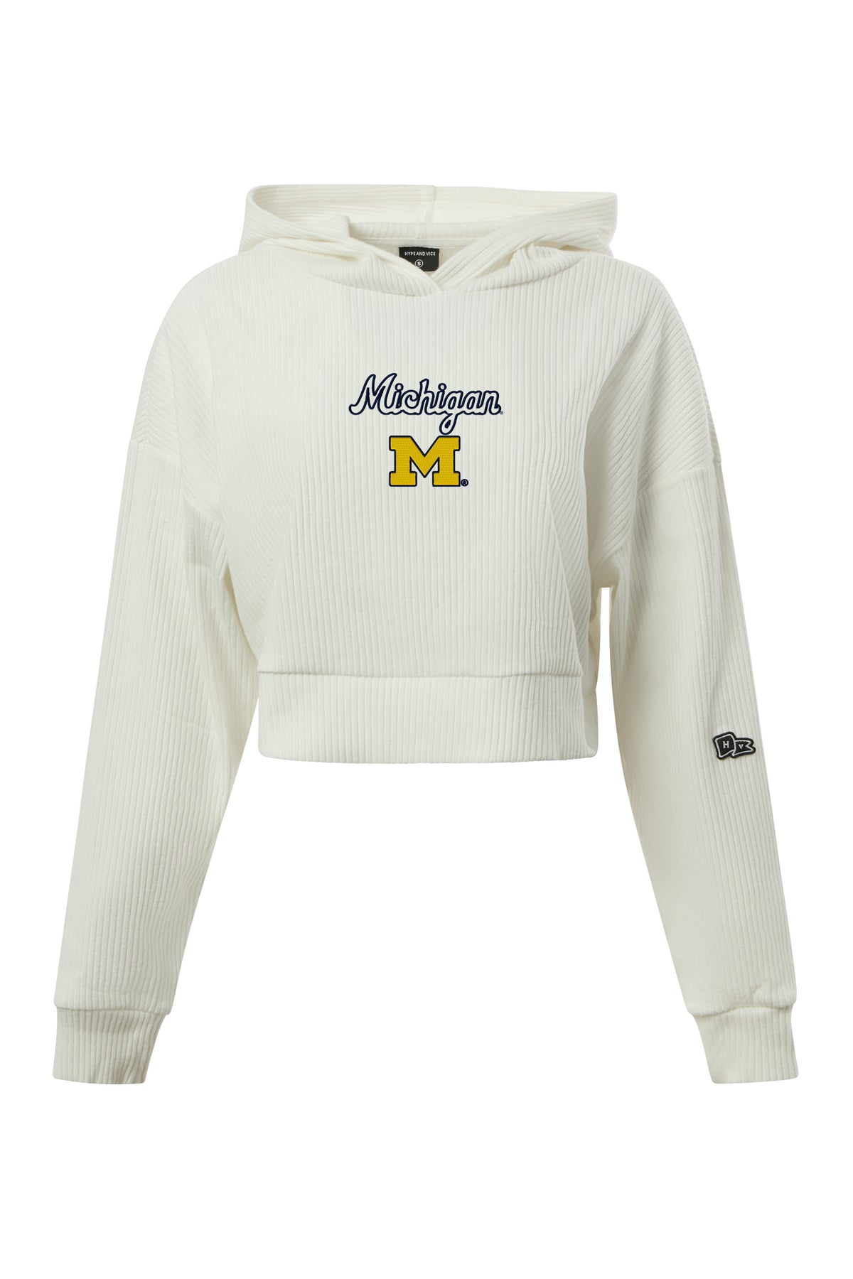 University of Michigan Warm-Up Cropped Hoodie