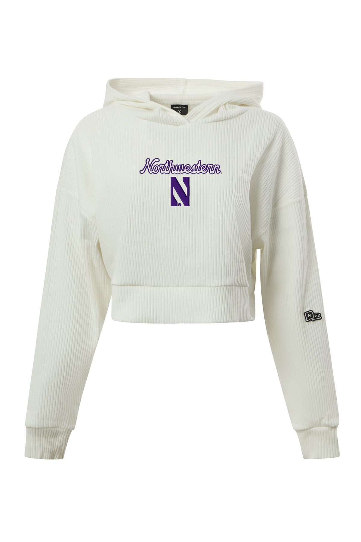 Northwestern University Warm-Up Cropped Hoodie