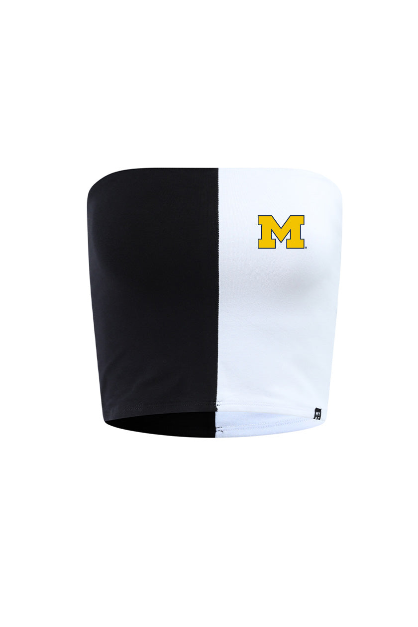 University of Michigan Color Block Tube Top