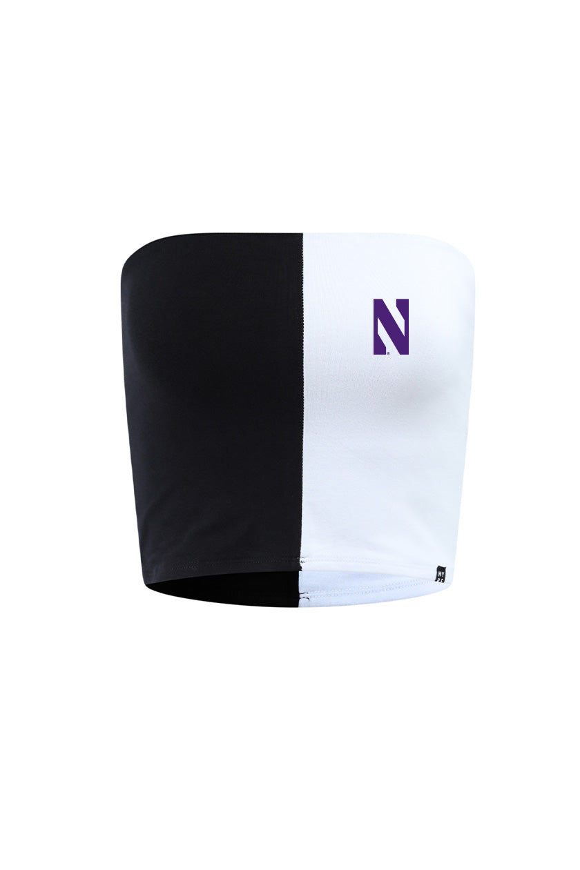 Northwestern University Color Block Tube Top