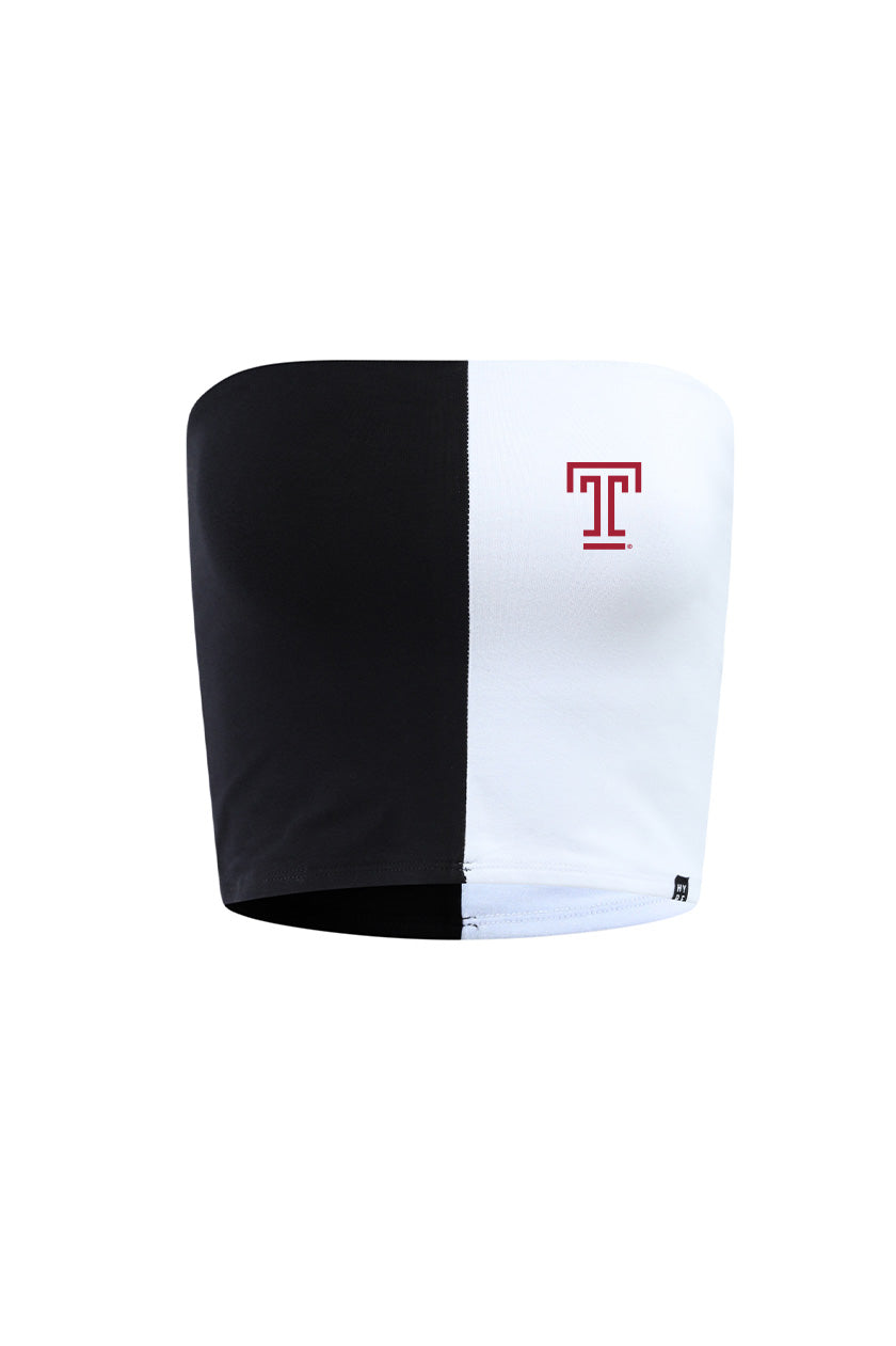 Temple University Color Block Tube Top