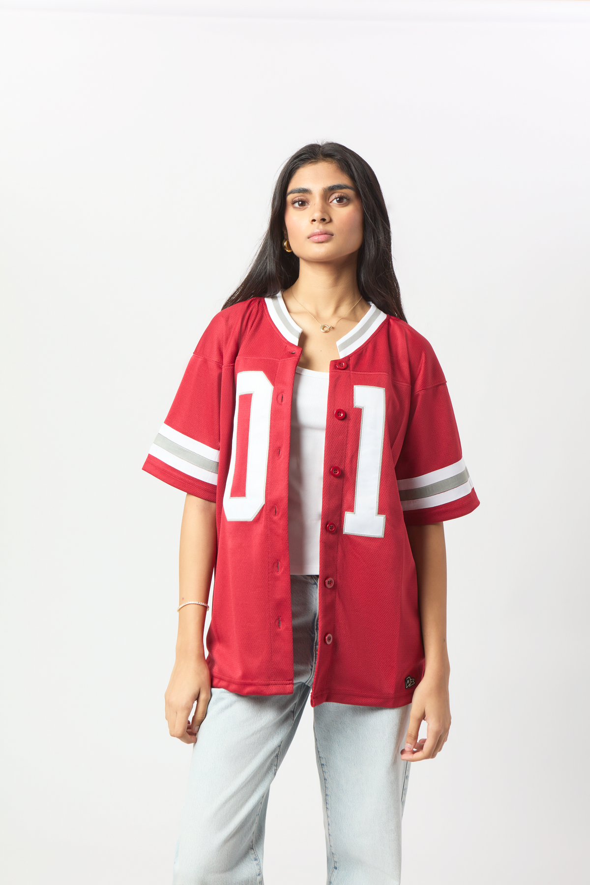 University of Alabama Button Down Football Jersey