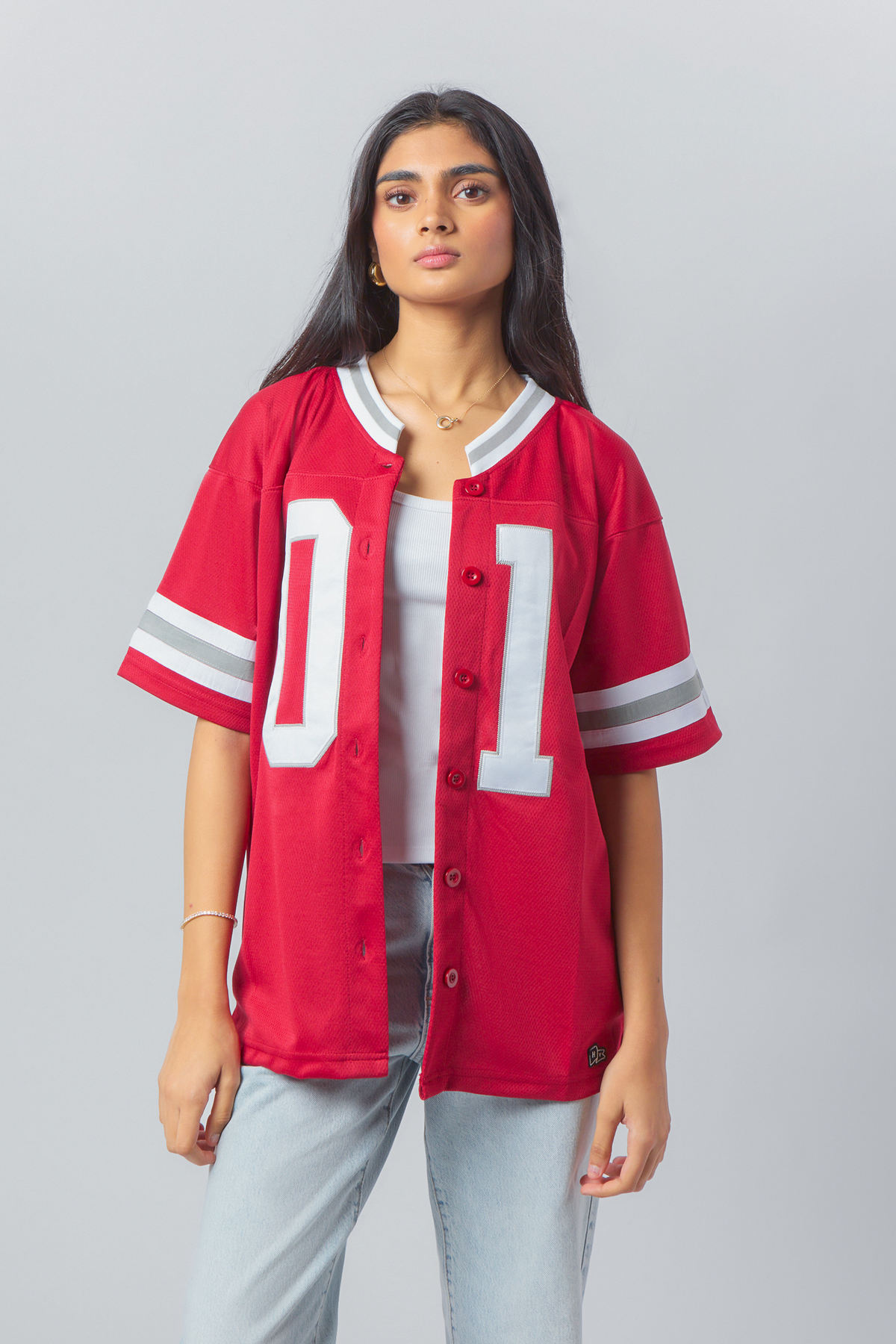 University of Alabama Button Down Football Jersey