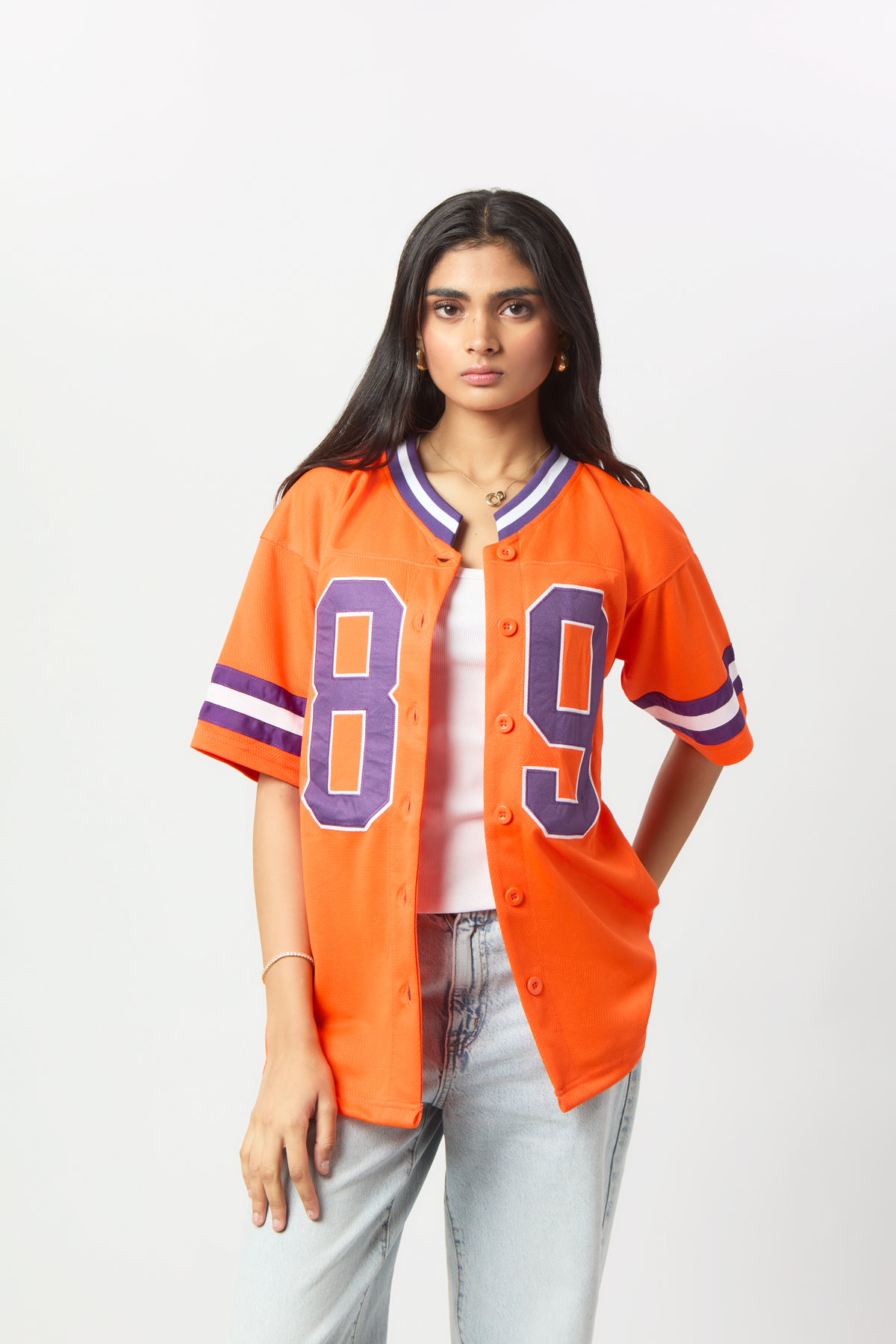 Clemson University Button Down Football Jersey