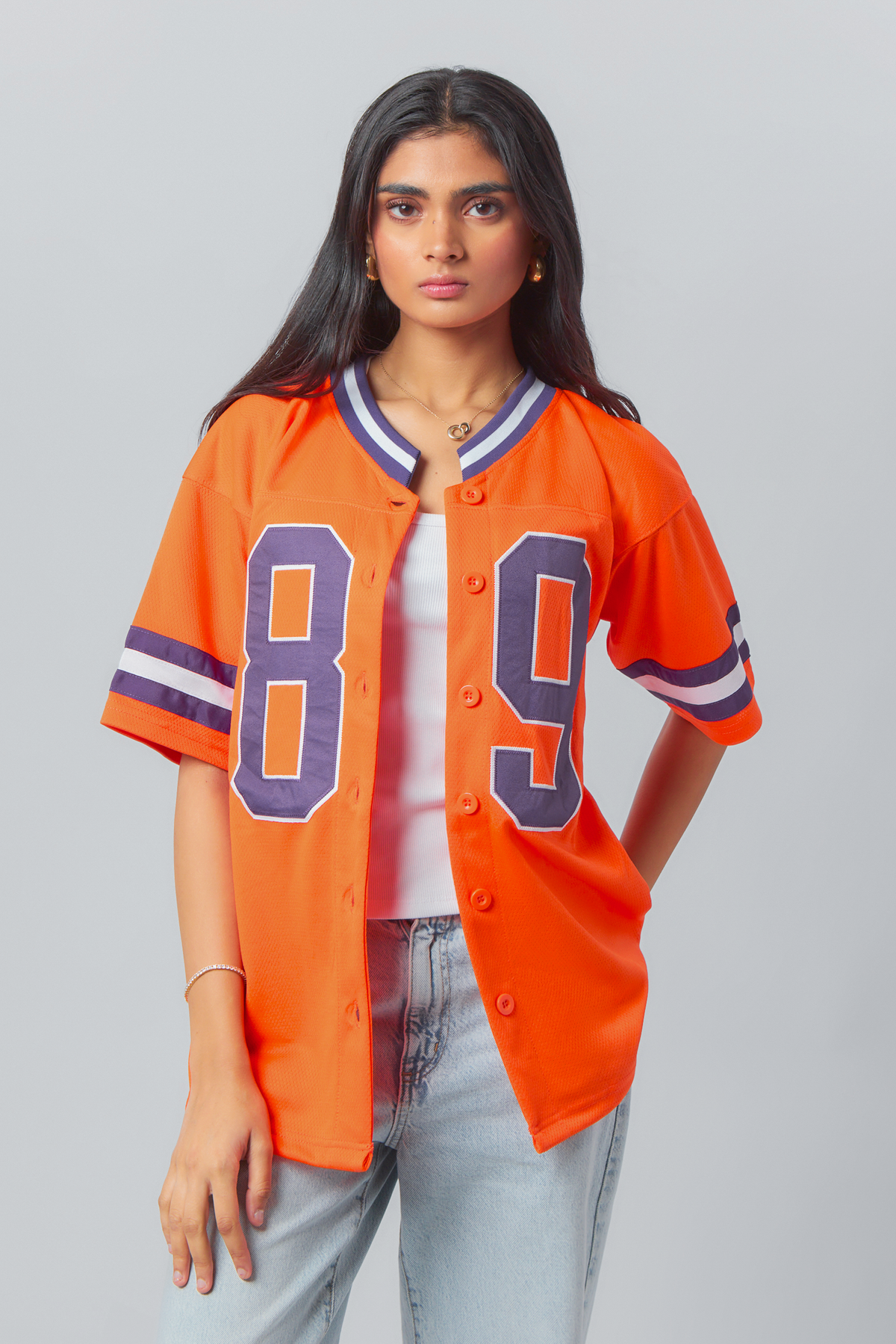 Clemson University Button Down Football Jersey