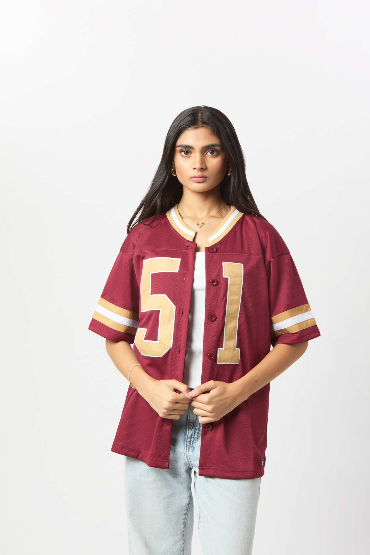 FSU Button Down Football Jersey