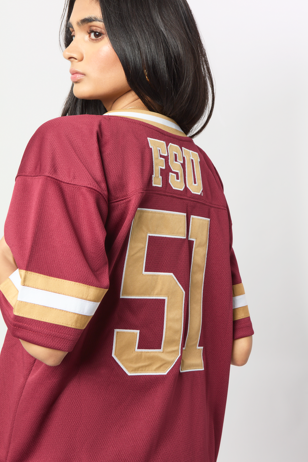 FSU Button Down Football Jersey