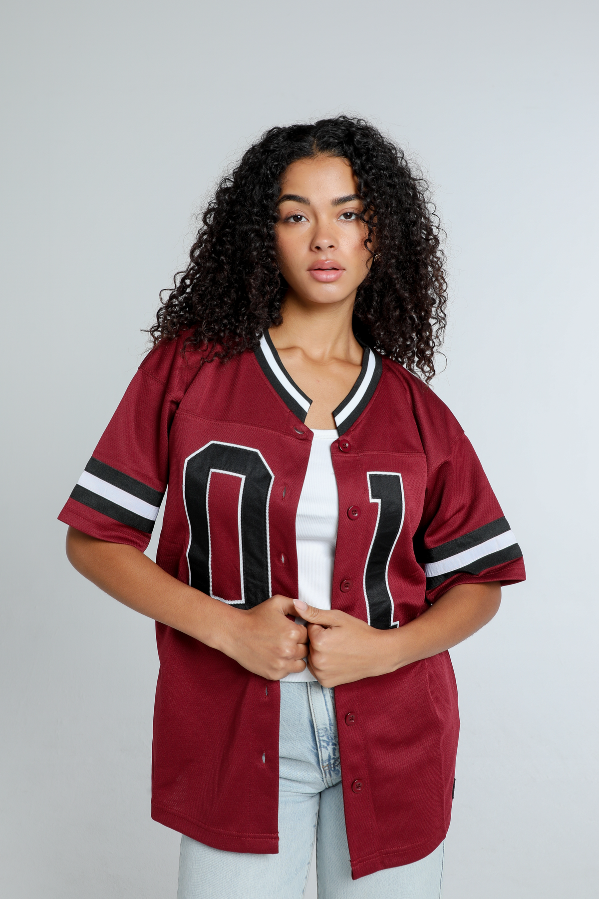 University of South Carolina Button Down Football Jersey